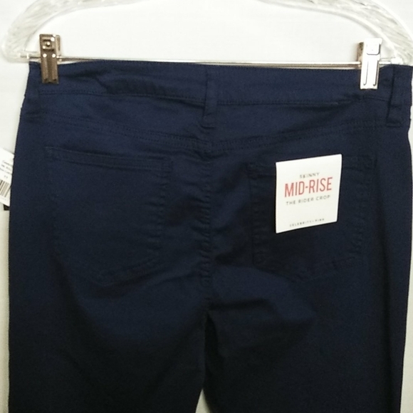 Rider Crop Mid Rise 11/30 Skinny Stretch NEW - Picture 3 of 6